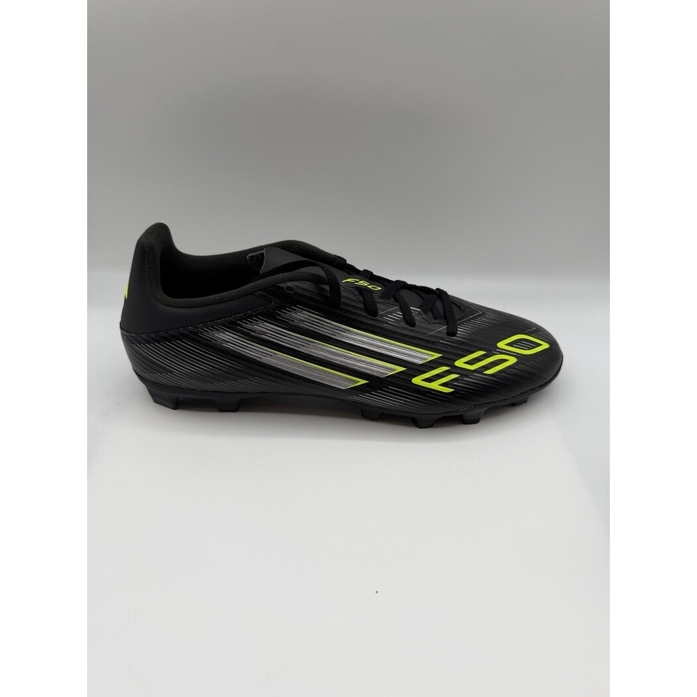 adidas F50 Club FG/MG Soccer Cleats, Men's 11, Women's 12, Black, New/Damge Box